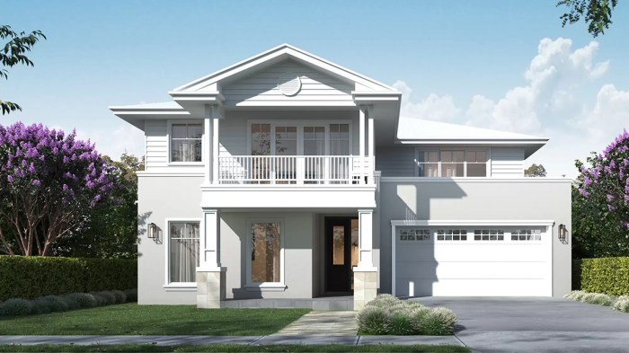 Desain rumah mewah 2 lantai