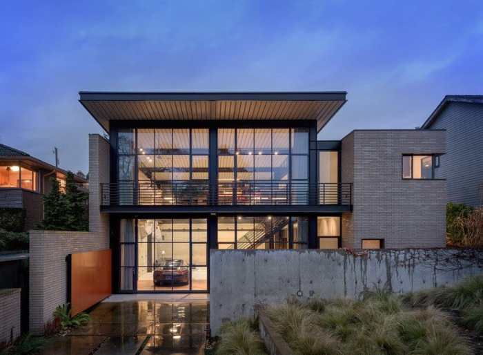 Desain rumah industrial kekinian