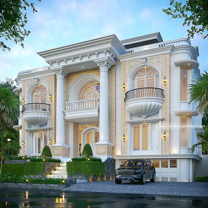 Desain rumah klasik modern
