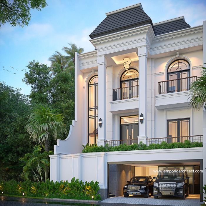 Desain rumah klasik modern
