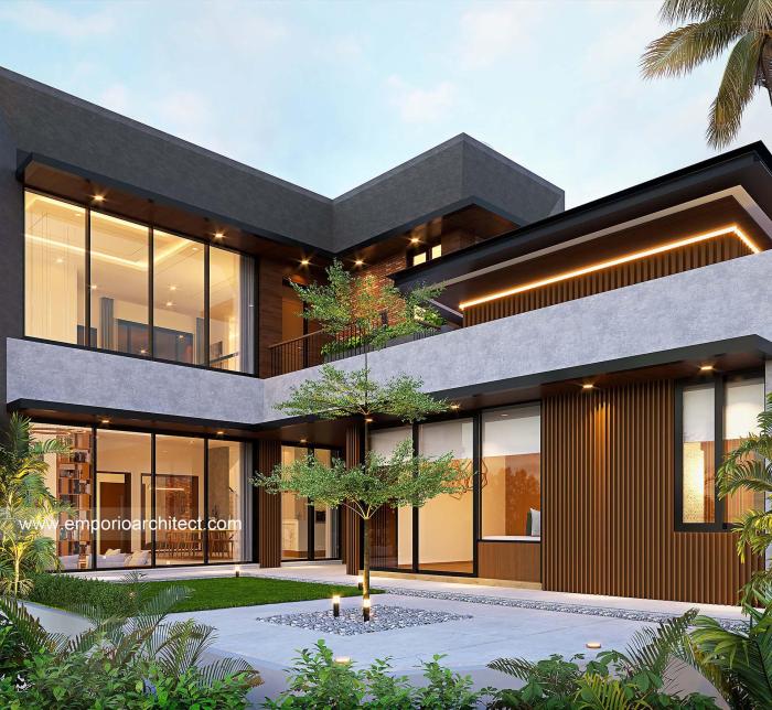 Desain rumah industrial kekinian
