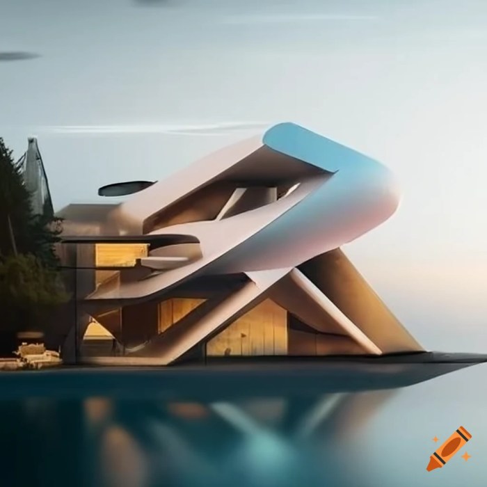 Desain rumah futuristik